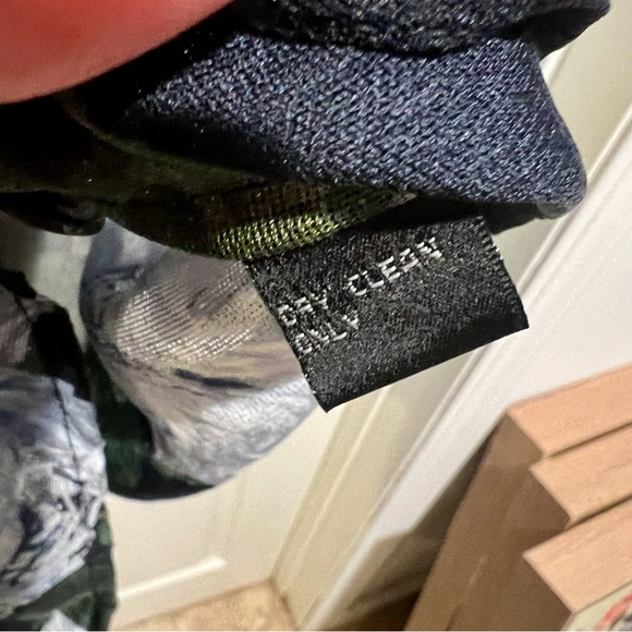 Ellen Tracy Sheer Silk Floral Blouse - Picture 5 of 6